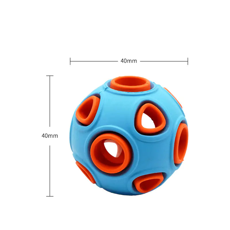 Glow-in-the-Dark Dog Toy Ball for Chewing (Medium/Large)